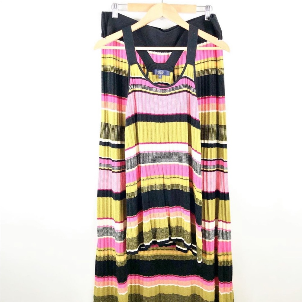 Rachel Roy cotton ribbed top/maxi SET